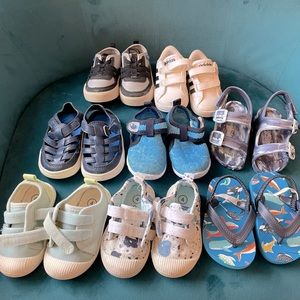 Lot of 8!!! Toddler boy shoes size 4